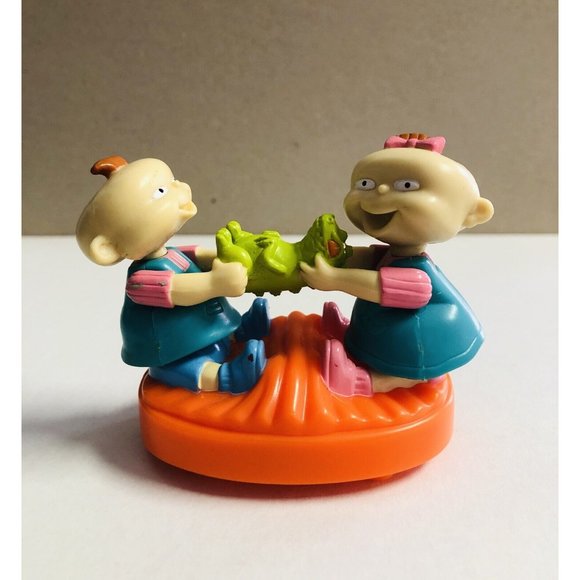 1998 Burger King The Rugrats Movie Phil & Lil My Raptar Turnkey Action Toy - Picture 3 of 10